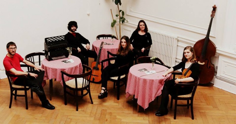 groepsfoto Triunfal Quintet