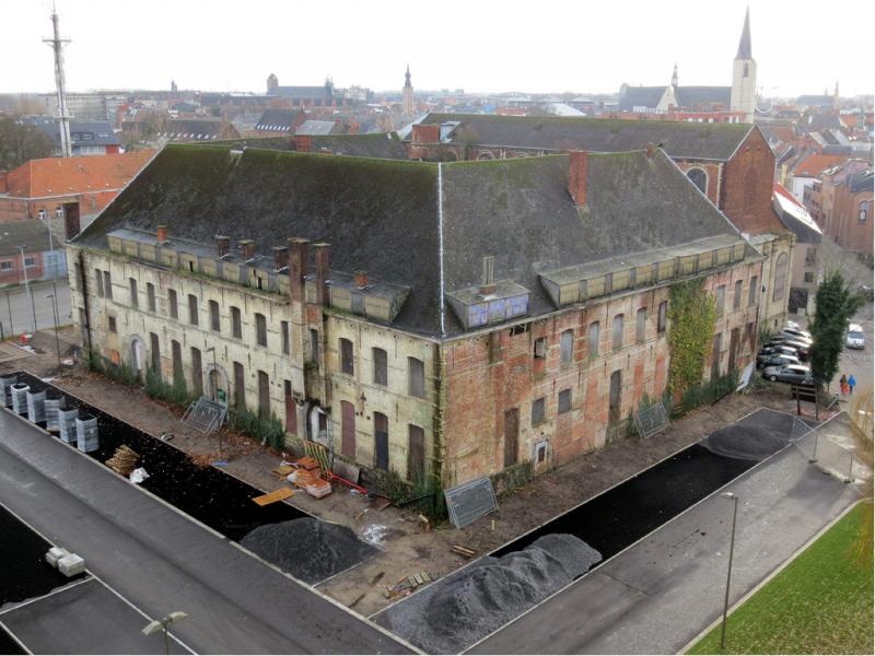 gebouw Predikherenklooster in renovatie