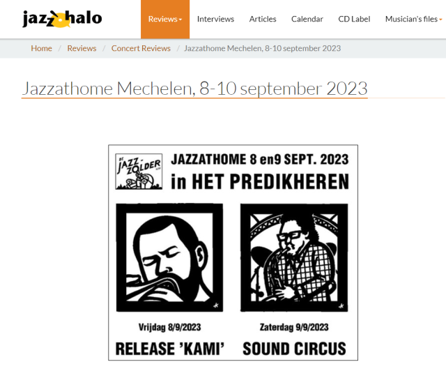 2023-09-08 tot 10  verslag Jazzathome door Jazzhalo
