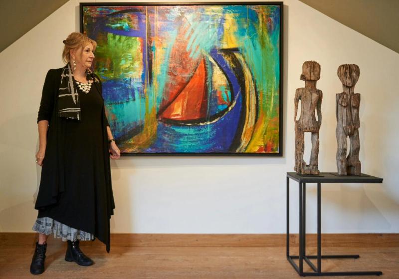 acryl op canvas Marleen De Smet in Galerie M