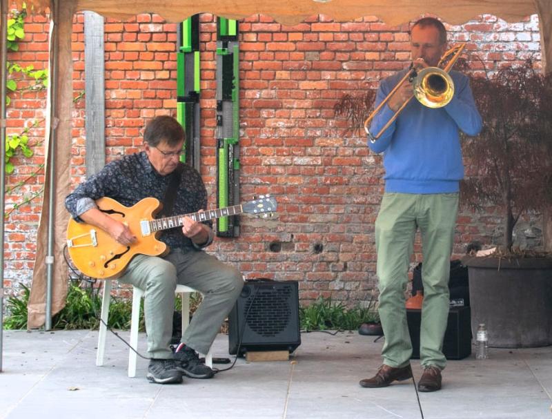 Phil Abraham & Jacques Pirotton tijdens Jazzathome 2025