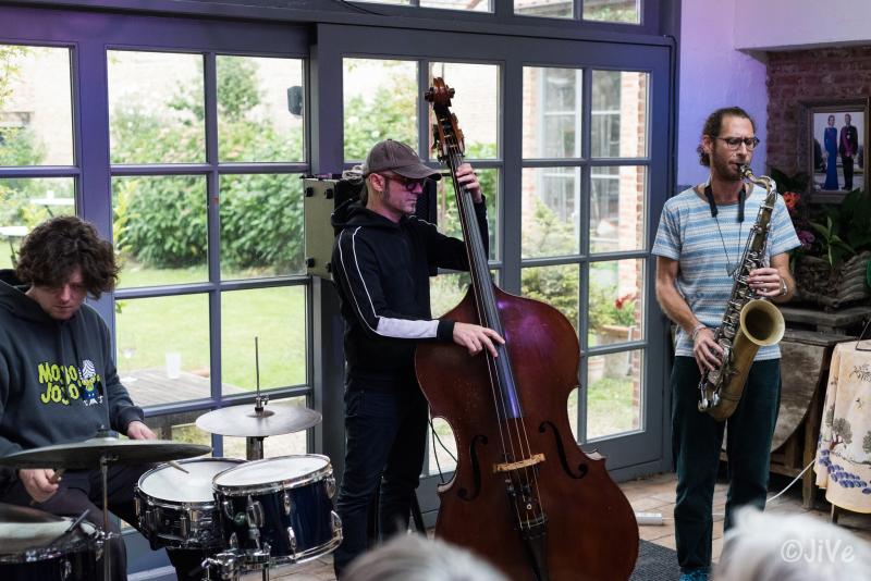 Jordi Grognard Trio tijdens Jazzathome 2025