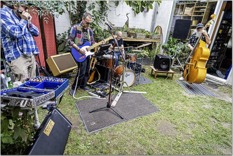 The Real Time Blues Band tijdens Jazzathome 2025