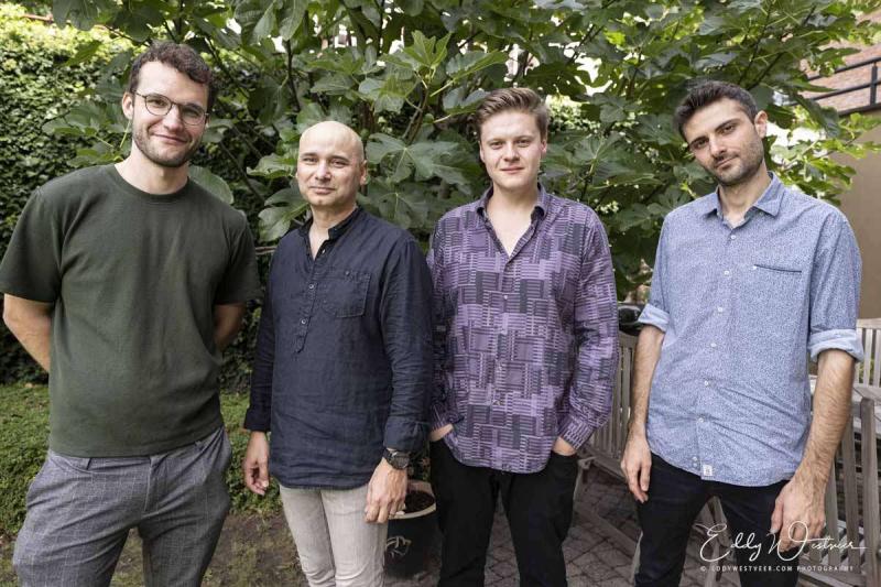 Herak / Bulatkin Quartet groepsfoto tijdens Jazzathome 2025
