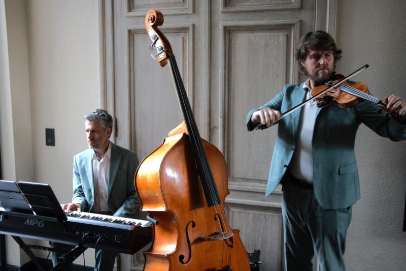 Le Trio Perdu duo tijdens Jazzathome 2025