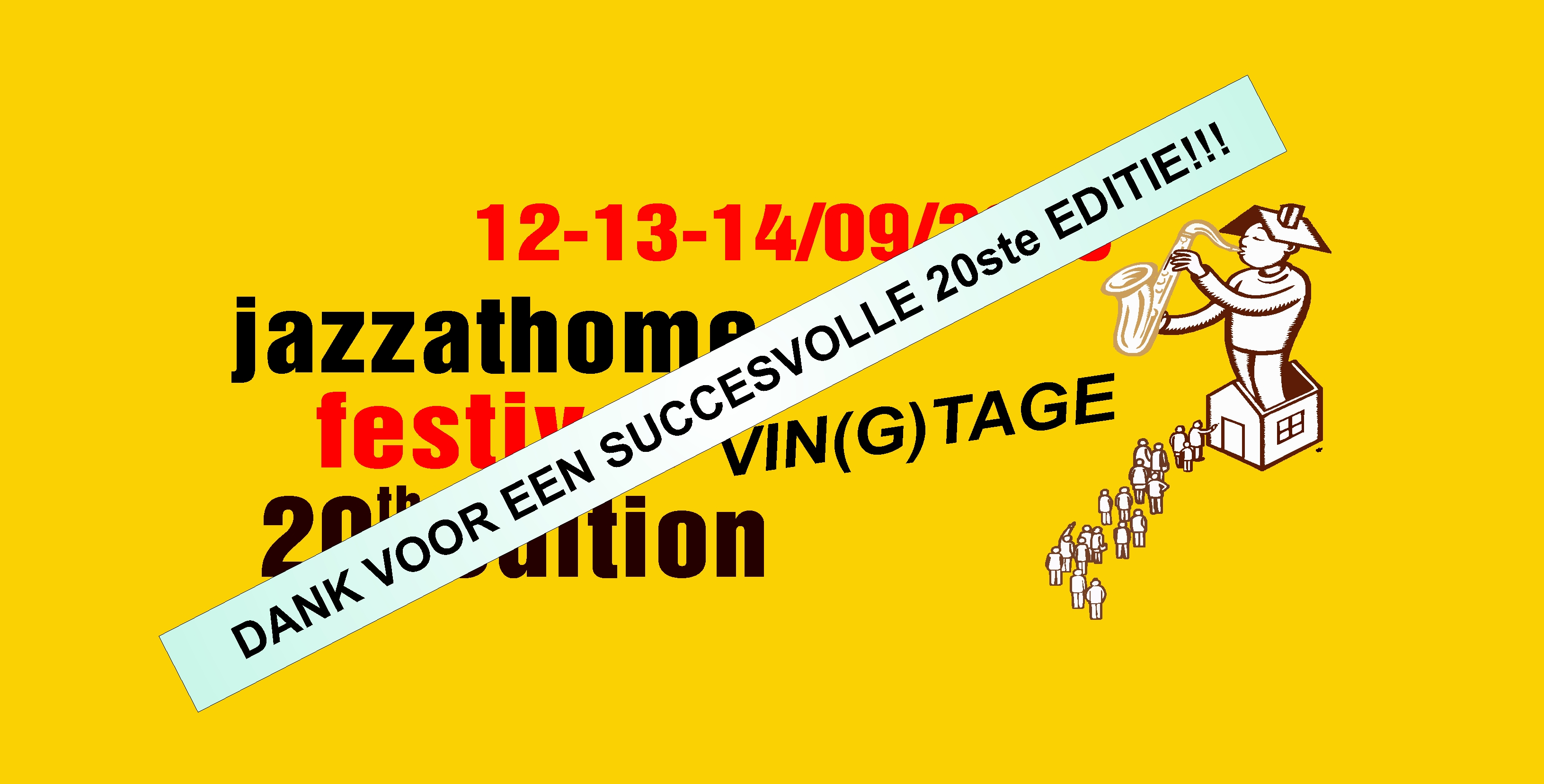 Jazzathome 2025 pancarte Vingtage dank