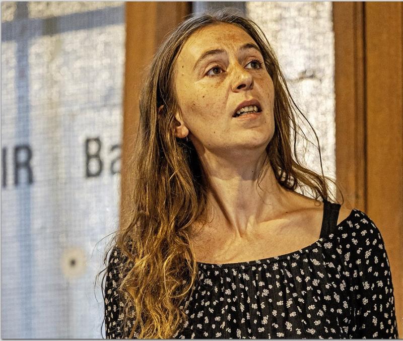 zangeres Sofie Cabooter tijdens Jazzathome 2025