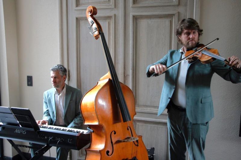 Le Trio Perdu duo tijdens Jazzathome 2025