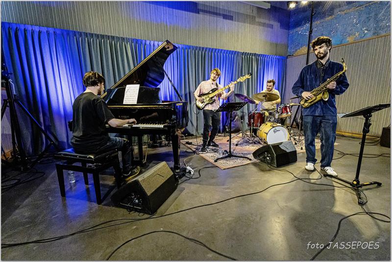 Tim Vermeulen Quartet live juni 2024 in de Jazzzolder Mechelen