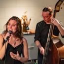 zangeres Sophia Hauseux en bassist François Meulemans van Interplay Project