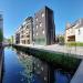 zicht op Cohousing Munthof vanaf het water
